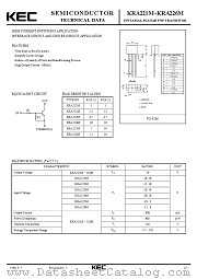 KRA226M datasheet pdf Korea Electronics (KEC)