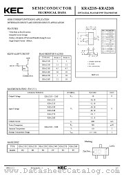 KRA226S datasheet pdf Korea Electronics (KEC)