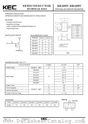 KRA303V datasheet pdf Korea Electronics (KEC)
