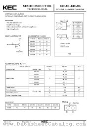 KRA302 datasheet pdf Korea Electronics (KEC)