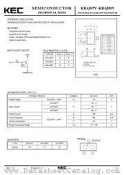 KRA307V datasheet pdf Korea Electronics (KEC)