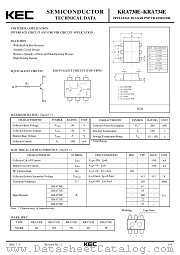 KRA734E datasheet pdf Korea Electronics (KEC)