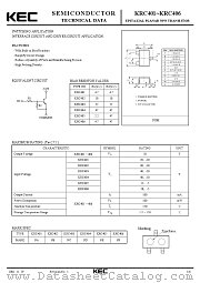 KRC401 datasheet pdf Korea Electronics (KEC)
