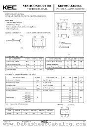 KRC662U datasheet pdf Korea Electronics (KEC)