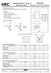 KRX103E datasheet pdf Korea Electronics (KEC)