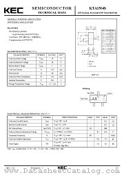 KTA1504S datasheet pdf Korea Electronics (KEC)