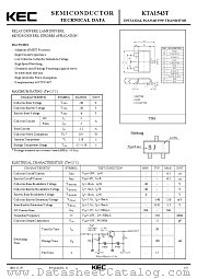 KTA1543T datasheet pdf Korea Electronics (KEC)