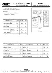 KTA1837 datasheet pdf Korea Electronics (KEC)