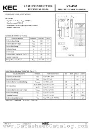 KTA1962 datasheet pdf Korea Electronics (KEC)