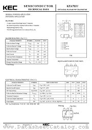 KTA711U datasheet pdf Korea Electronics (KEC)