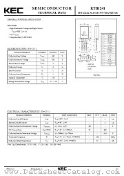 KTB1241 datasheet pdf Korea Electronics (KEC)