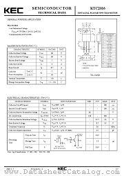 KTC2016 datasheet pdf Korea Electronics (KEC)
