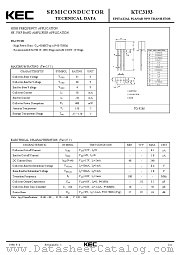 KTC3193 datasheet pdf Korea Electronics (KEC)