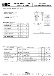 KTC3199L datasheet pdf Korea Electronics (KEC)