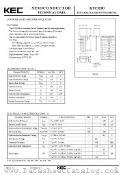 KTC3200 datasheet pdf Korea Electronics (KEC)