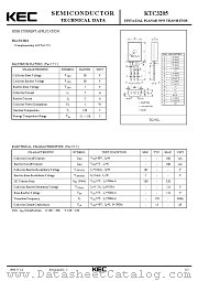 KTC3205 datasheet pdf Korea Electronics (KEC)