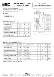 KTC3230 datasheet pdf Korea Electronics (KEC)