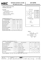 KTC3875S datasheet pdf Korea Electronics (KEC)