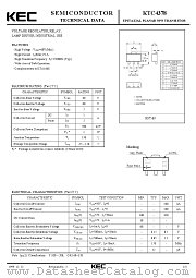 KTC4378 datasheet pdf Korea Electronics (KEC)