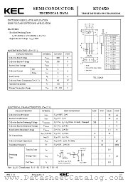 KTC4520 datasheet pdf Korea Electronics (KEC)