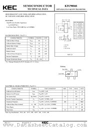 KTC9016S datasheet pdf Korea Electronics (KEC)