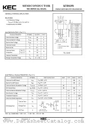 KTD1351 datasheet pdf Korea Electronics (KEC)