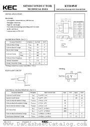 KTD1854T datasheet pdf Korea Electronics (KEC)