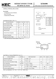 KTD1898 datasheet pdf Korea Electronics (KEC)