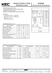KTD2061 datasheet pdf Korea Electronics (KEC)