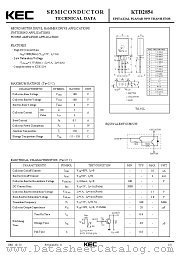 KTD2854 datasheet pdf Korea Electronics (KEC)