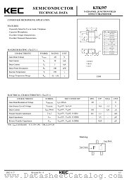 KTK597 datasheet pdf Korea Electronics (KEC)