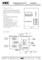 KIA6924S datasheet pdf Korea Electronics (KEC)