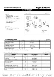 KFO-TX08CA datasheet pdf Kondenshi Corp