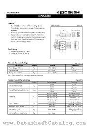 KOD-1016 datasheet pdf Kondenshi Corp