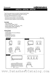 KPC744 datasheet pdf Kondenshi Corp