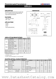 KPI-511 datasheet pdf Kondenshi Corp