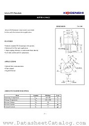 KPPB1-LM622 datasheet pdf Kondenshi Corp