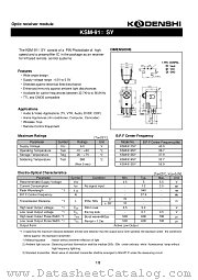 KSM-914SY datasheet pdf Kondenshi Corp