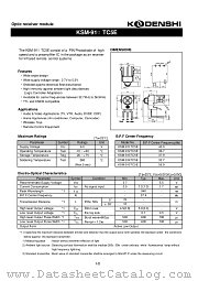 KSM-913TC5E datasheet pdf Kondenshi Corp