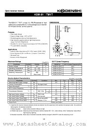 KSM-912TM1T datasheet pdf Kondenshi Corp