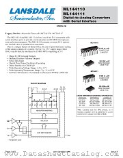 MC144111 datasheet pdf Lansdale Semiconductor