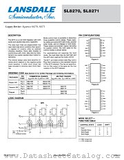SL8271 datasheet pdf Lansdale Semiconductor