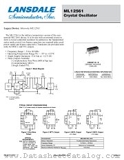 ML12561 datasheet pdf Lansdale Semiconductor