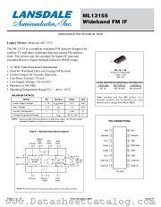 MC13155 datasheet pdf Lansdale Semiconductor