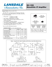 MC1350 datasheet pdf Lansdale Semiconductor