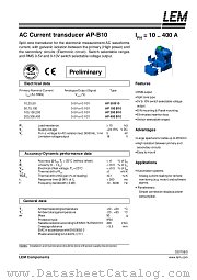 AP200-B10 datasheet pdf LEM