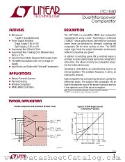 LTC1040 datasheet pdf Linear Technology