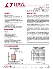 LT1073 datasheet pdf Linear Technology