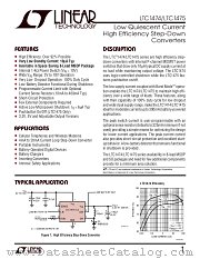 LTC1474 datasheet pdf Linear Technology
