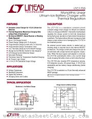 LTC1733 datasheet pdf Linear Technology